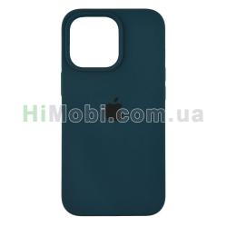 Накладка Silicone Case Full iPhone 12/ 12 Pro (46) Cosmos blue