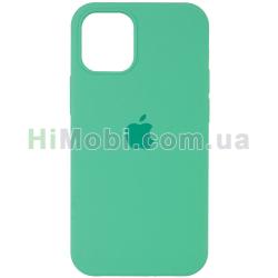 Накладка Silicone Case Full iPhone 12/ 12 Pro (47) Spearmint