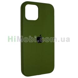 Накладка Silicone Case Full iPhone 12 Pro Max (61) Avocado green