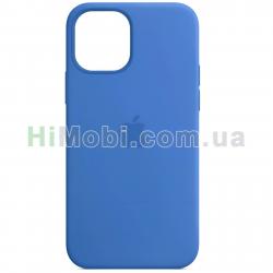 Накладка Silicone Case Full iPhone 15 Pro Max (24) Azure
