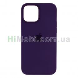 Накладка Silicone Case Full iPhone 15 Pro Max (30) Berry purple