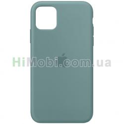 Накладка Silicone Case Full iPhone 11 Pro (55) Pine green