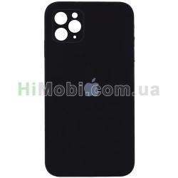Накладка Silicone Case Full Square iPhone 11 Pro (18) Black