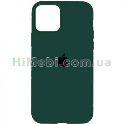Накладка Silicone Case Full iPhone 14 Pro (70) Dark forest
