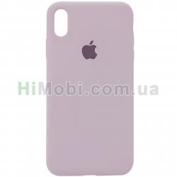 Накладка Silicone Case Full iPhone XR (07) Lavender