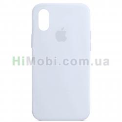 Накладка Silicone Case Full iPhone XR (09) White