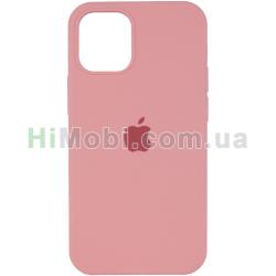 Накладка Silicone Case Full iPhone 13 Pro Max (12) Pink