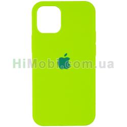 Накладка Silicone Case Full iPhone 13 (32) Green