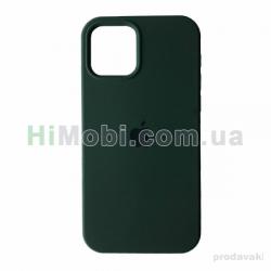 Накладка Silicone Case Full iPhone 13 Pro (70) Dark forest