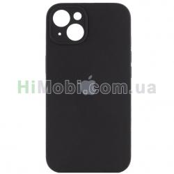 Накладка Silicone Case Full Square iPhone 14 (18) Black