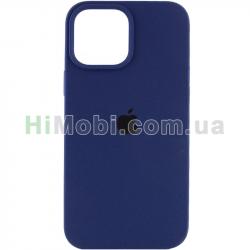 Накладка Silicone Case Full iPhone 14 Pro Max (36) Blue cobalt