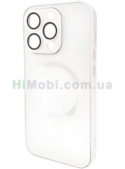 Накладка AG-ACRYLICS Magsafe iPhone 15 Pro Max Pearly White Titanium