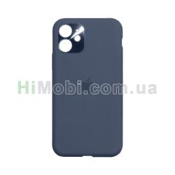 Накладка Silicone Camframe Full iPhone 11 темно-синя (8)