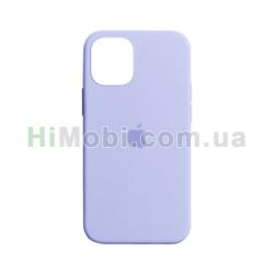 Накладка Silicone Case Full iPhone 12/ 12 Pro лавандова (39)