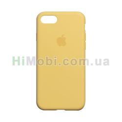 Накладка Silicone Case Full iPhone 7 / iPhone 8 / SE 2020 жовта (4)
