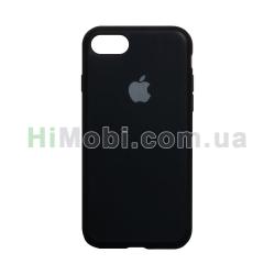 Накладка Silicone Case Full iPhone 7 / iPhone 8 / SE 2020 чорна (18)