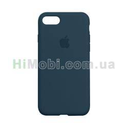 Накладка Silicone Case Full iPhone 7 / iPhone 8 / SE 2020 полуночно-синя (46)