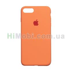 Накладка Silicone Case Full iPhone 7 / iPhone 8 / SE 2020 помаранчева (49)