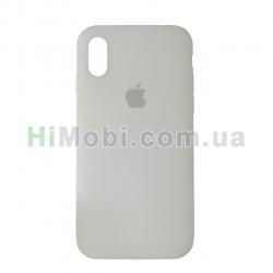 Накладка Silicone Case Full iPhone XS Max (10) Stone