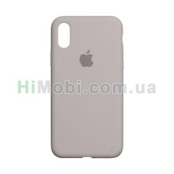Накладка Silicone Case Full iPhone Xs Max кам'яна (10)