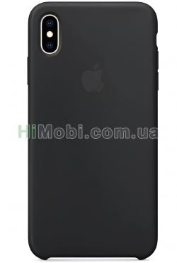 Накладка Silicone Case iPhone XS Max (18) Black