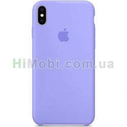 Накладка Silicone Case iPhone XS Max (39) Elegant purple