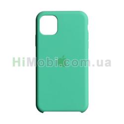 Накладка Silicone Case iPhone 11 Pro Max синьо-блакитна (21)