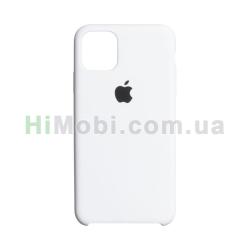 Накладка Silicone Case iPhone 11 Pro біла (9)