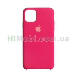Накладка Silicone Case iPhone 11 малинова (48)