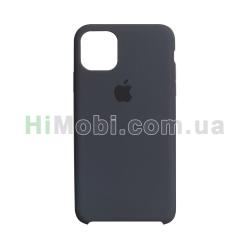 Накладка Silicone Case iPhone 11 Pro темно-синя (8)