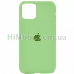 Накладка Silicone Case Full iPhone 11 (01) Mint