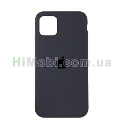 Накладка Silicone Case Full iPhone 11 (15) Dark grey