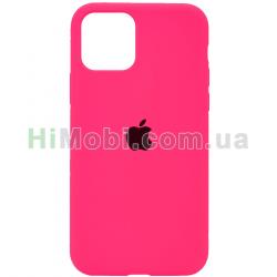 Накладка Silicone Case Full iPhone 11 (38) Shiny pink