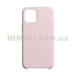 Накладка Silicone Case iPhone 11 Pro Max рожево-персикова (19)