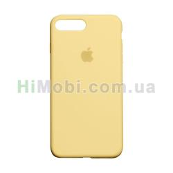 Накладка Silicone Case Full iPhone 7 Plus / iPhone 8 Plus жовта (4)