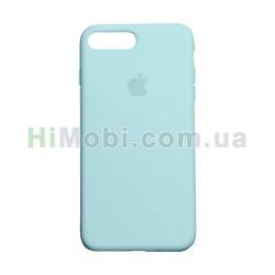 Накладка Silicone Case Full iPhone 7 Plus / iPhone 8 Plus василькова (5)
