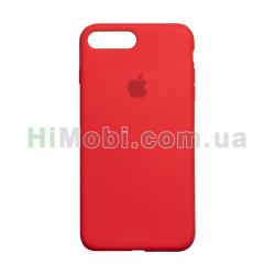 Накладка Silicone Case Full iPhone 7 Plus / iPhone 8 Plus червона (14)