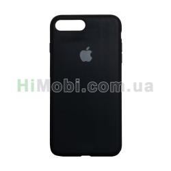 Накладка Silicone Case Full iPhone 7 Plus / iPhone 8 Plus чорна (18)