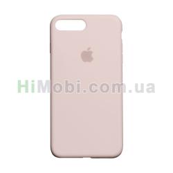 Накладка Silicone Case Full iPhone 7 Plus / iPhone 8 Plus рожево-персикова (19)