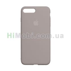 Накладка Silicone Case Full iPhone 7 Plus / iPhone 8 Plus сіра-галька (23)