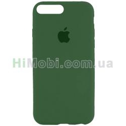 Накладка Silicone Case Full iPhone 7 Plus/ iPhone 8 Plus (45) Army green
