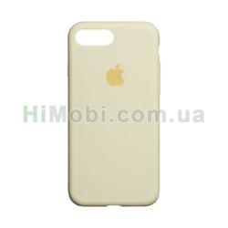 Накладка Silicone Case Full iPhone 7 Plus / iPhone 8 Plus ніжно-жовта (51)