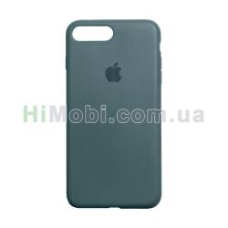 Накладка Silicone Case Full iPhone 7 Plus / iPhone 8 Plus морський-зелений (55)