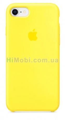 Накладка Silicone Case iPhone 7 Plus/ iPhone 8 Plus (04) Yellow