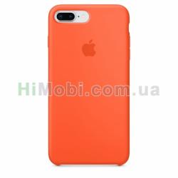 Накладка Silicone Case iPhone 7 Plus/ iPhone 8 Plus (13) Orange