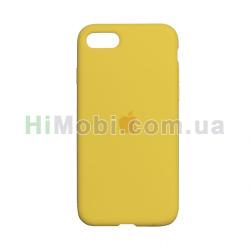 Накладка Silicone Case Full iPhone X / Xs яскраво-жовта(50)