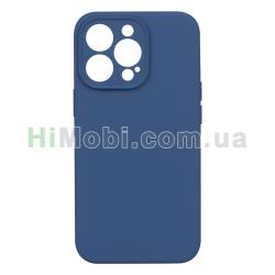 Накладка Silicone Case Full Square iPhone 11 Pro Max (20) Navy blue