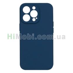 Накладка Silicone Case Full Square iPhone 11 Pro Max (36) Blue cobalt