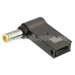 Адаптер для заряджання ноутбуків Type-C-DC 5.5-1.7 100 W
