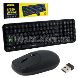 Клавіатура + мишка бездротова TWolf TF350 Black
